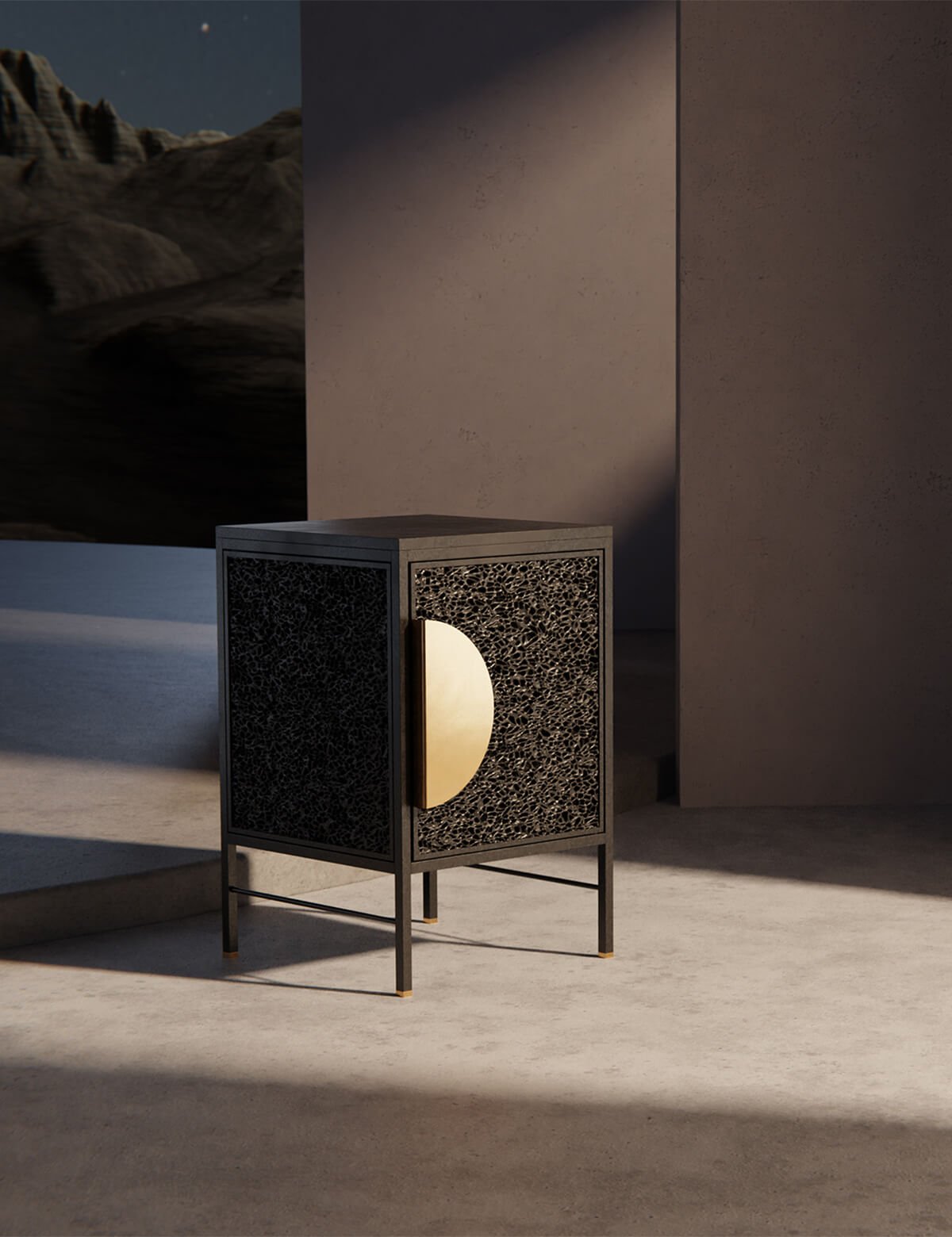 Black Moon éjjeliszekrény - Építechture Marketplace